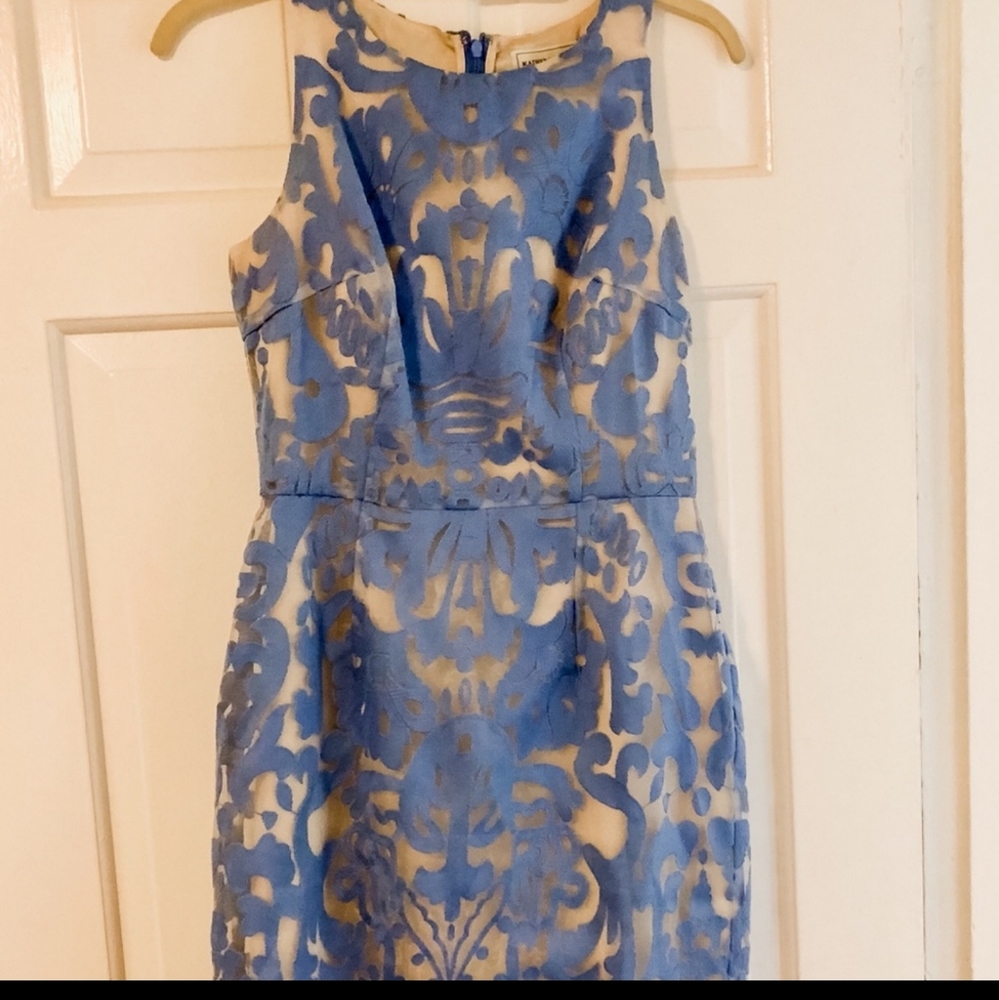 Katherine Kelly Periwinkle Sheath Dress